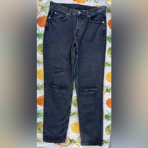 &DENIM women boyfriend jeans low waist size 4